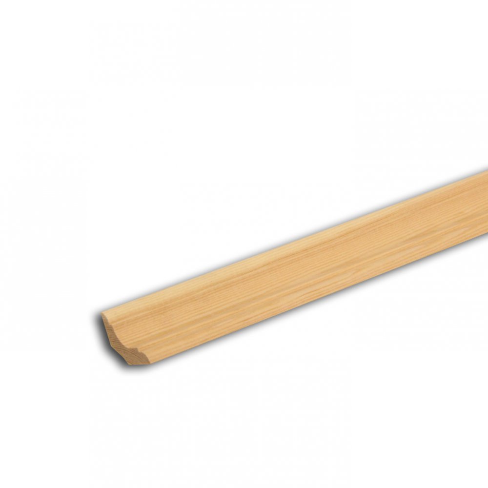 Rohová lišta konkávní profil - nastavovaná borovice / smrk