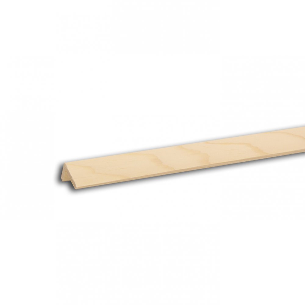 Rohová lišta L profil 1 oblá hrana - smrk