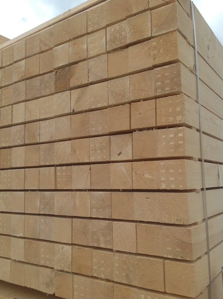 Stavební hranol 80 x 80 x 5000 mm - neopracované řezivo